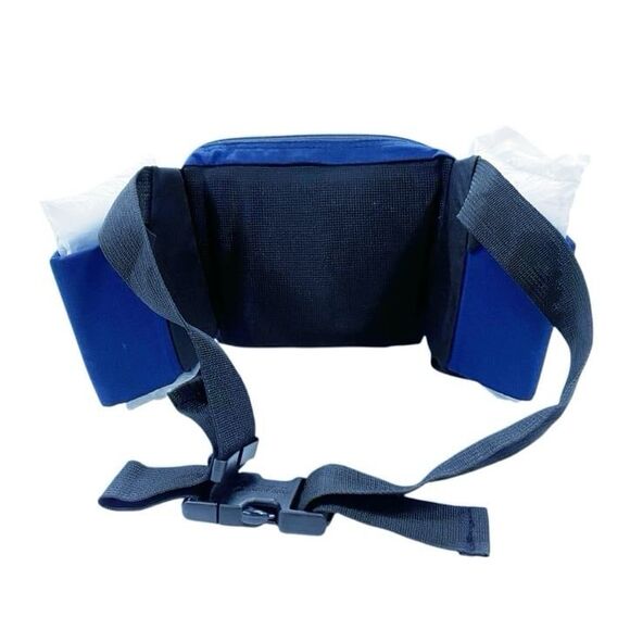 Vintage JanSport Outdoors Belt Bag 2 Bottle Holders Zippered Pockets Rare 90’s - Picture 3 of 12